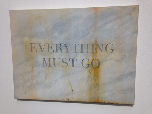 Sayre Gomez, "Everything Must Go, Carrera Marble," Acrylic on Canvas 2017.